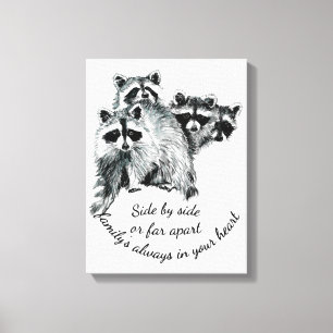 Impressão Em Tela Família Inspiracional sempre em sua citação cardía