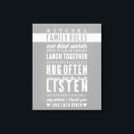 Impressão Em Tela FAMÍLIA PERSONALIZADA REGE cinzas modernas de tipo<br><div class="desc">Vestir as paredes na sua sala com este texto positivo de afirmação - um lembrete gentil para uma família feliz. Configurar como um modelo é fácil personalizar com seu próprio texto - faça dele seu! Basta pressionar o botão "Personalizar" e adicionar/alterar o texto, as fontes, o tamanho, as cores até...</div>