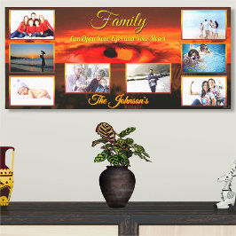 Impressão Em Tela Família Pode Abrir Seus Olhos Arte Sunset 2106