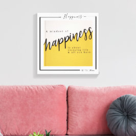 Impressão Em Tela Family Personalized Photo and Text Typography