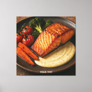 Impressão Em Tela Fantasia Comida Deliciosa Incrível Fofa