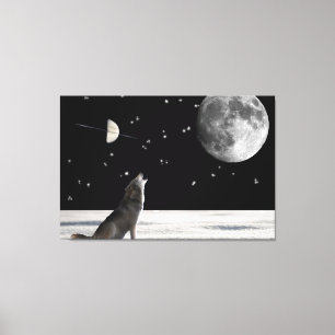 Impressão Em Tela Fantasia do lobo