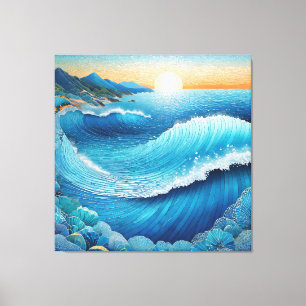 Impressão Em Tela Fantasia Waters Seascape