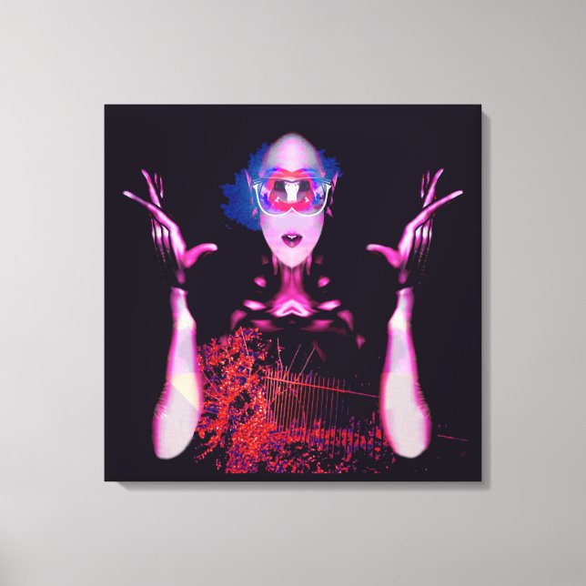 Impressão Em Tela Fantasma Alien (Frente)