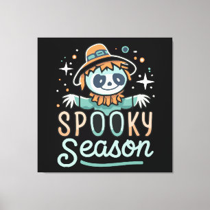 Impressão Em Tela fantasma engraçado com chapéus, temporada assustad