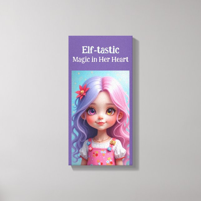 Impressão Em Tela Fantástico dos Elfos (Frente)