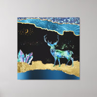 *~* Fantasy Crystal Deer Celestial GLITTER AP8