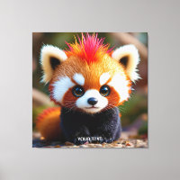 Fantasy Cute Panda Red Hai