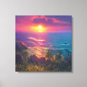 Impressão Em Tela Fantasy Sunset