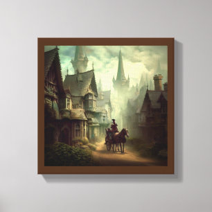 Impressão Em Tela Fantasy Victorian England 1