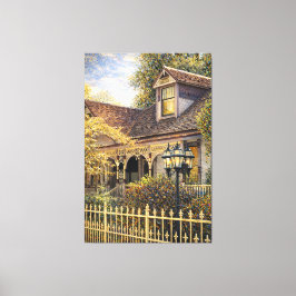 Impressão Em Tela Fantasy Victorian Gingerbread I