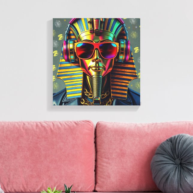 IMPRESSÃO EM TELA FARAÓ COOL 3 (Insitu(Sala de estar))