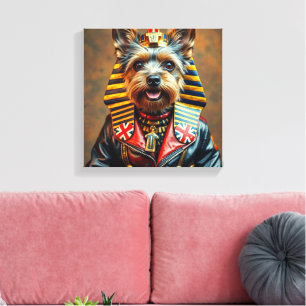 IMPRESSÃO EM TELA FARAÓ TUT-YORKSHIRE TERRIER 3