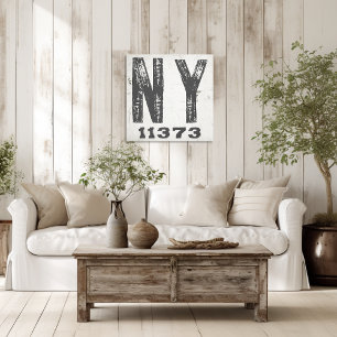Impressão Em Tela Farmhouse Russe State Zip Code New York