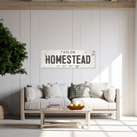 Farmhouse Rustic Modern Homestead Long