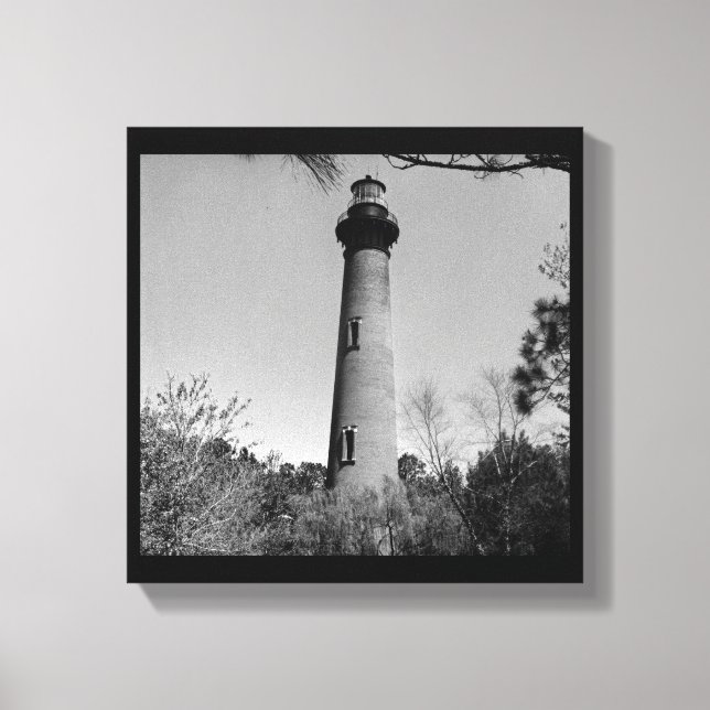 Impressão Em Tela Farol Currituck (Frente)