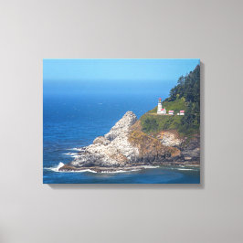 Impressão Em Tela Farol da Cabeça de Heceta na Costa do Oregon