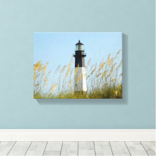 Impressão Em Tela Farol da Ilha Tybee