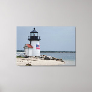 Impressão Em Tela Farol de Brant Point 2