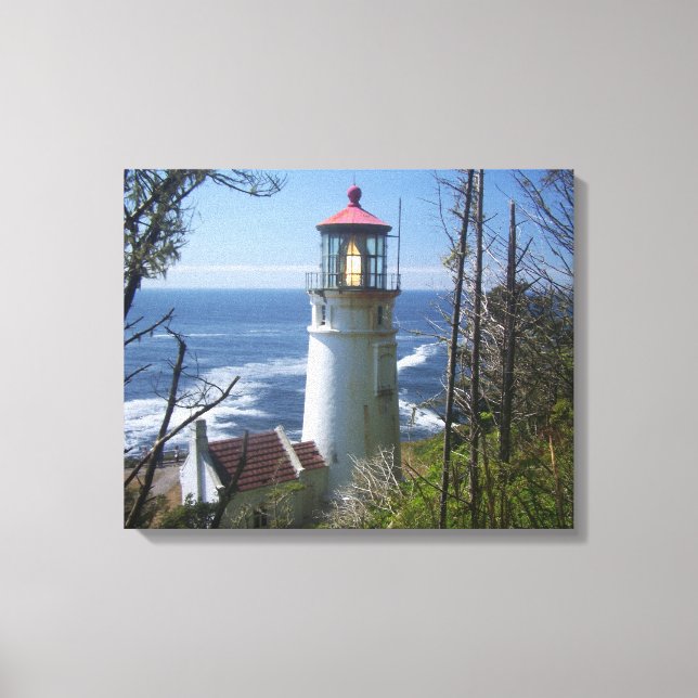 Impressão Em Tela Farol de Cabeça Heceta (Frente)