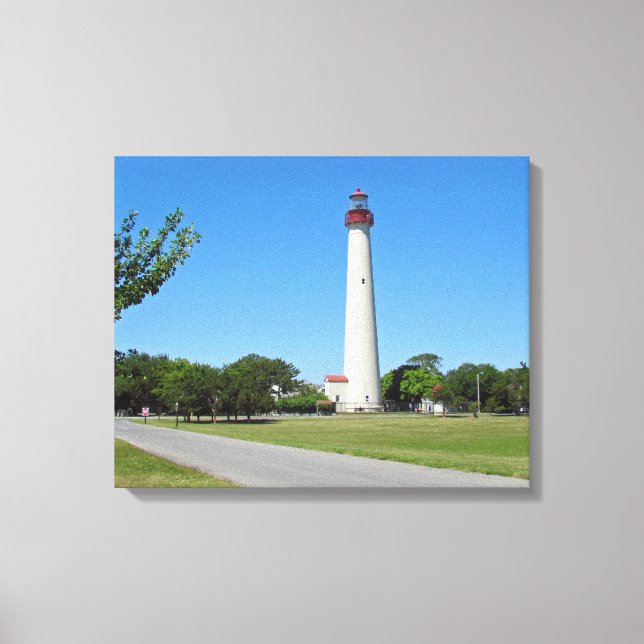 Impressão Em Tela Farol de Cabo maio (Frente)