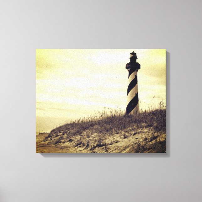 Impressão Em Tela Farol de Cape Hatteras (Frente)