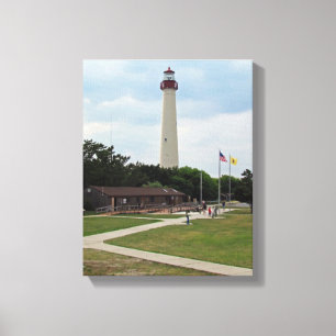 Impressão Em Tela Farol de Cape May