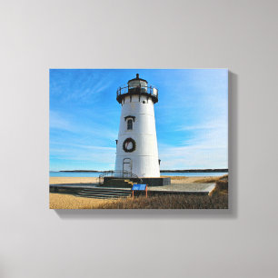 Impressão Em Tela Farol de Edgartown, MÃES do Martha's Vineyard