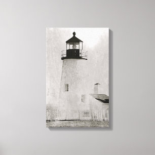 Impressão Em Tela Farol de Maine Ponto Pemaquide