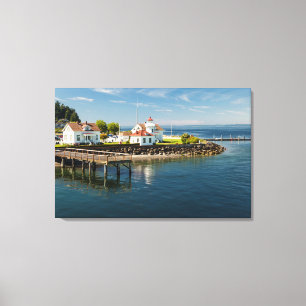 Impressão Em Tela Farol de Mukilteo, Mukilteo, Washington, EUA