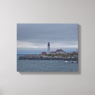 Impressão Em Tela Farol de Portland Head
