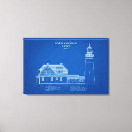 Impressão Em Tela Farol de Portland Head - Maine – AD
