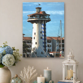 Impressão Em Tela Farol de Puerto Vallarta Marina 0948 Arte
