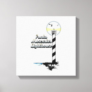 Impressão Em Tela Farol de Punta Moscarter