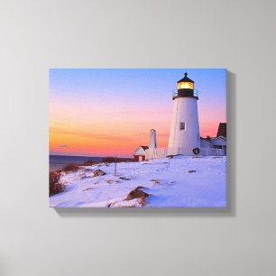 Impressão Em Tela Farol do ponto de Pemaquid, Maine