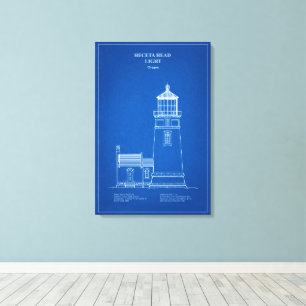 Impressão Em Tela Farol Heceta Head - Oregon – AD