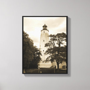 Impressão Em Tela Farol Sandy Hook