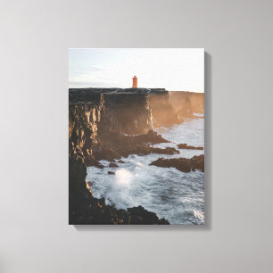 Impressão Em Tela Farol Solitário