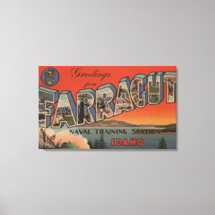 Impressão Em Tela Farragut, Idaho - grandes cenas da letra
