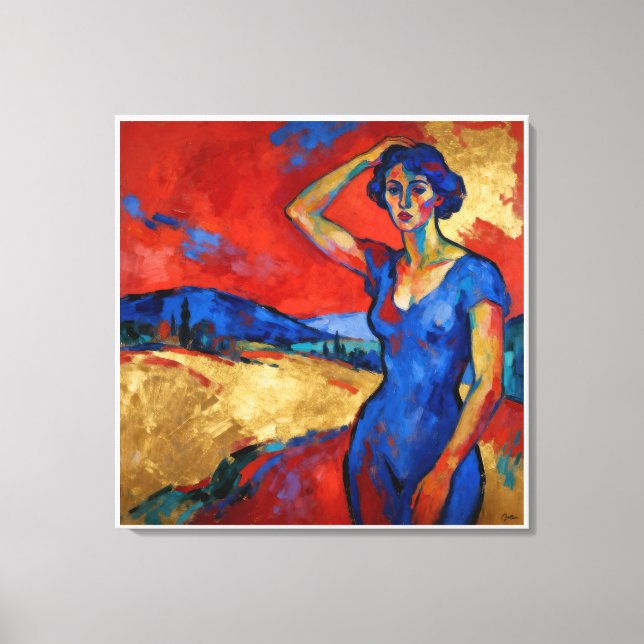 Impressão Em Tela Fauvismo (Frente)