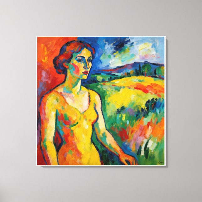 Impressão Em Tela Fauvismo (Frente)