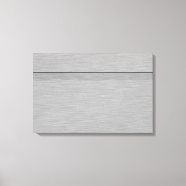 Impressão Em Tela Faux Bruted Metal com Groove (Frente)