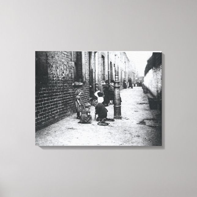 Impressão Em Tela Favelas de Londres (Frente)