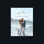 Impressão Em Tela Fazemos Foto de Casal de Script com Letra Mão<br><div class="desc">Impressão de Tela Fotográfica com Casal de Script com Letra Manuscrita</div>