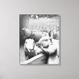 Impressão Em Tela Fazenda animal - Squealer