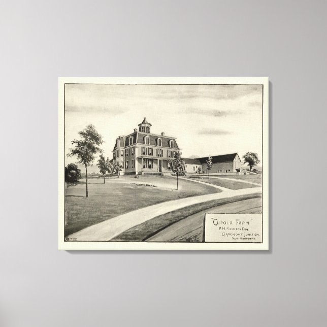 Impressão Em Tela Fazenda cupola (Frente)