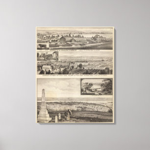 Impressão Em Tela Fazenda do Condado de Pottawatomie, Junction City,