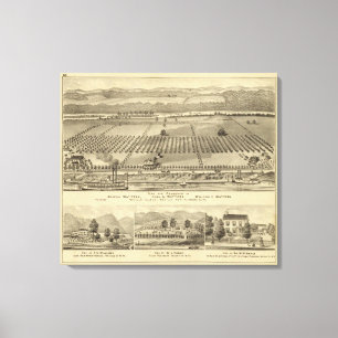 Impressão Em Tela Fazenda e residências de Joseph