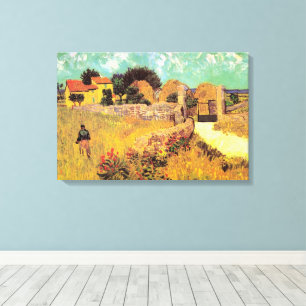 Impressão Em Tela Fazenda em Provença por Vincent van Gogh