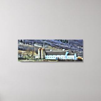 Impressão Em Tela Fazenda McPolin de Park City por Leslie Harlow